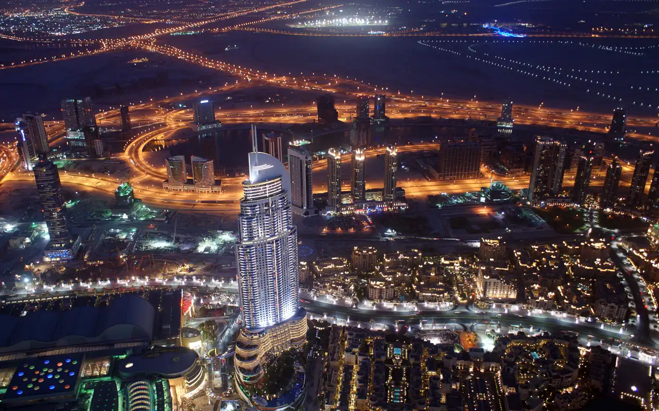 night dubai helicopter flight